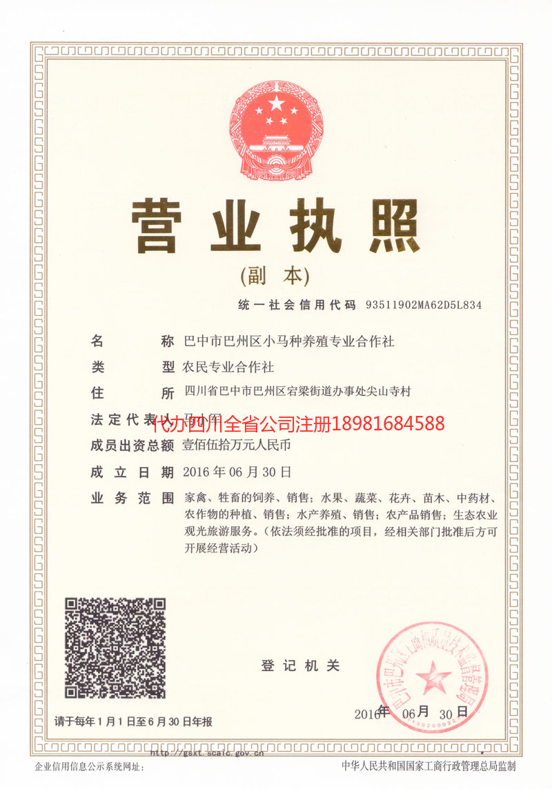 沁阳沁阳小马种养殖专业合作社